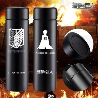 💞Hot sale💞Attack on Titan Thermos Cup รอบ ๆ Captain Allen Levi s Survey Corps Anime Cup Water Cup Tea Cup