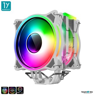 ซีพียูคูลเลอร์ Tsunami Protector 1265W Quad-Pipes (150W) P.W.M.  ARGB CPU Cooler รับประกันสินค้า 1 ปี