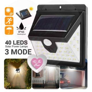 Solar Cell 40 LED 3 โหมด ดีไซน์​ใหม่