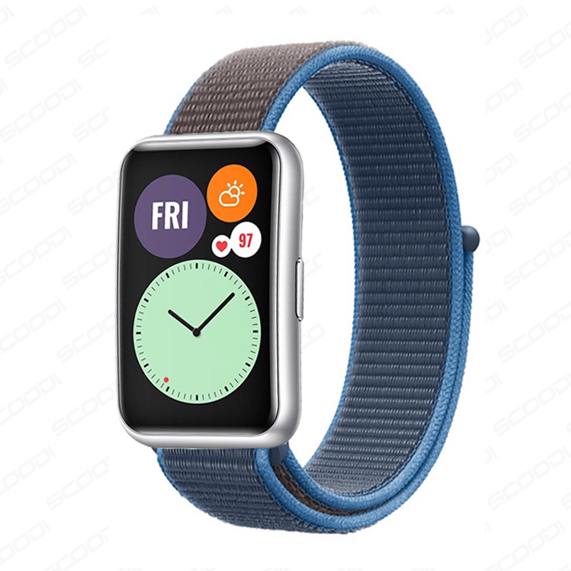 สายนาฬิกาข้อมือไนล่อน สําหรับ Huawei watch Fit Fit รูปที่ 4