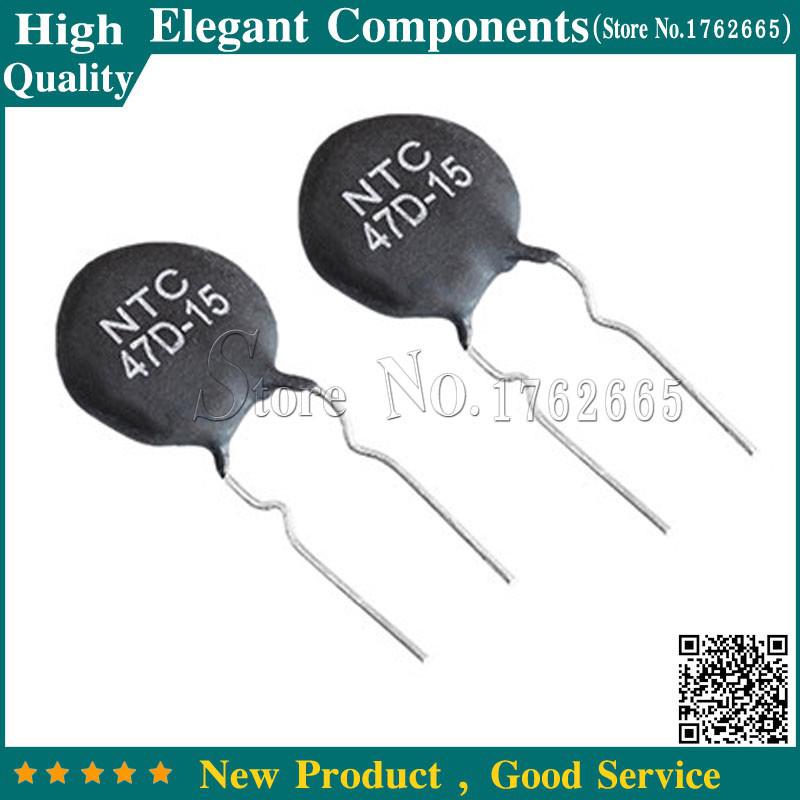 10PCS 47D-15 NTC47D-15 DIP 47D-15 47D15 NTC Thermistor Resistor Free Shipping