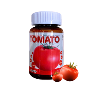 (ของแท้) TOMATO Amino Plus โทเมโท อะมิโน พลัส มะเขือเทศอัดเม็ด ผิวขาว (1กระปุก X 30เม็ด)