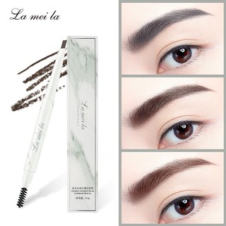 ดินสอเขียนคิ้วอัตโนมัติ 2 ทิศทาง(2-way eyebrow pencil lameila) ราคาถูกมากๆ พร้อมจัดส่ง