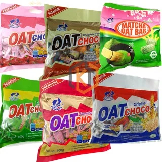 ข้าวโอ๊ตอัดแท่ง ขนมธัญพืช OAT Choco ขนาด 400 กรัม