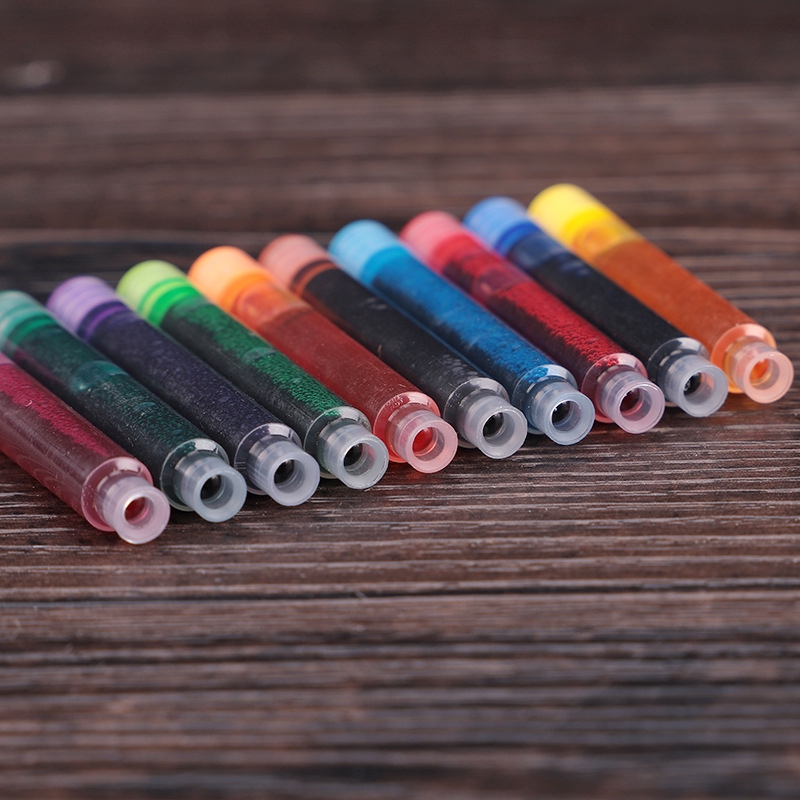 Ten - ปากกาหมึกแบบใช้แล้วทิ้งสีฟ้า / ดํา / แดง 0 . 34 มม .