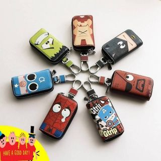 พวงกุญแจ Super hero มี7ลายใส่รีโมรถยนต์ได้ เหมาะกับกุญแจทุกแบบ วัสดุ PU แน่นหนา แข็งแรง🐰🐰 ราคา180บาท🐰🐰
