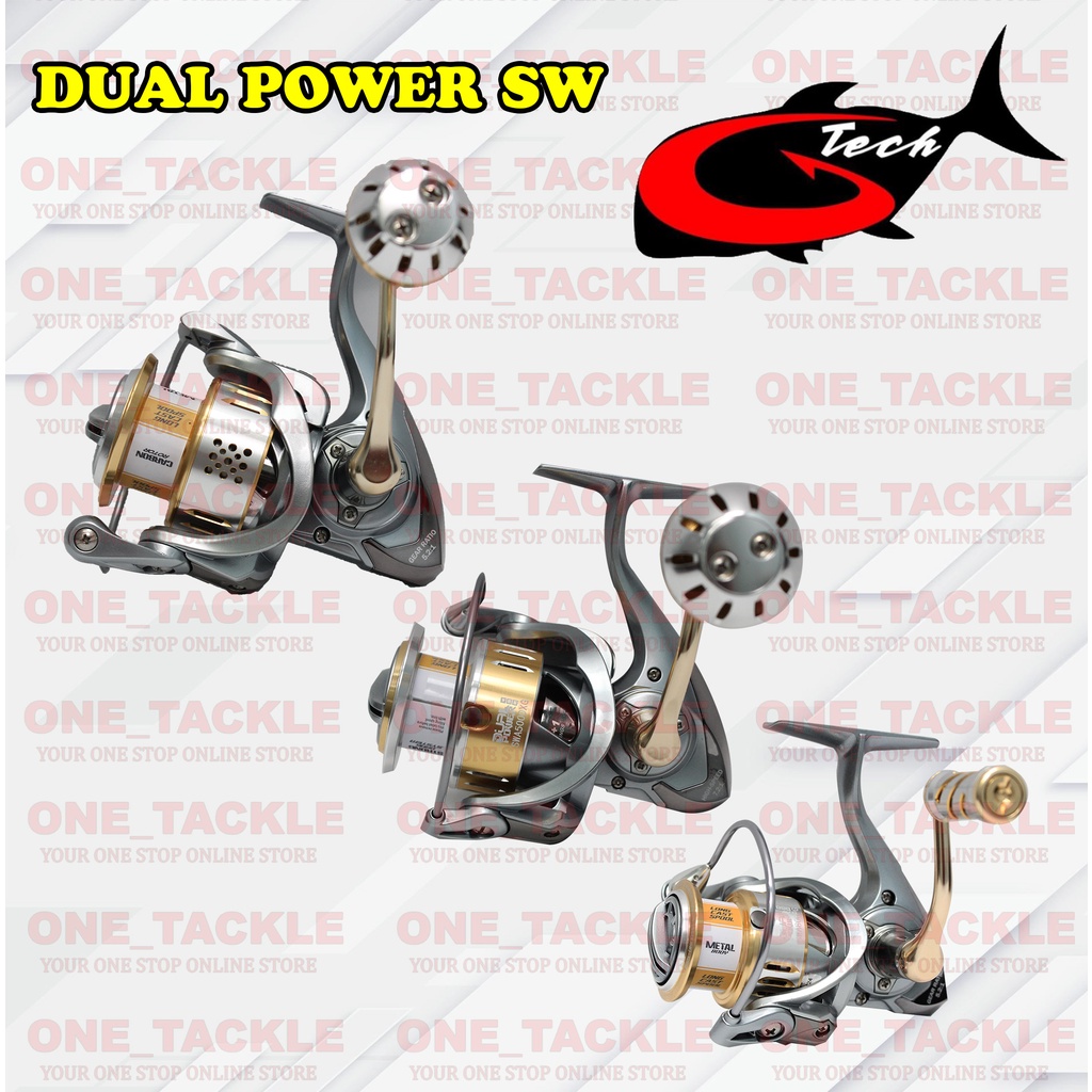 G-TECH DUAL POWER SWA SPINNING REEL