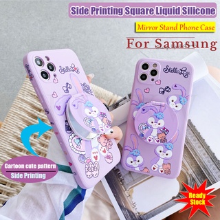 เคสโทรศัพท์ซิลิโคนพิมพ์ลายกระต่ายน่ารักสําหรับ Samsung Galaxy S21 Ultra S10 S21 Plus Note 10 S10 Lite