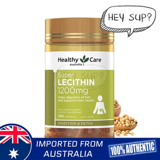 Healthy Care Super Lecithin 1200mg 100 Capsules