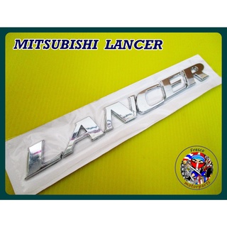 โลโก้  - LANCER ติด MITSUBISHI Lancer Letter Emblem Tail Trunk Liftgate Sticker Logo Badge Mitsubishi Lancer