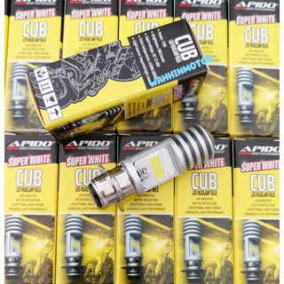 Apido หลอดไฟซ่อนหัว T19 LED LAMPU MENTOL EX5 DREAM SRL110 WAVE KRISS LC135 Y125ZR Y100 Y110 SS-TWO EGO