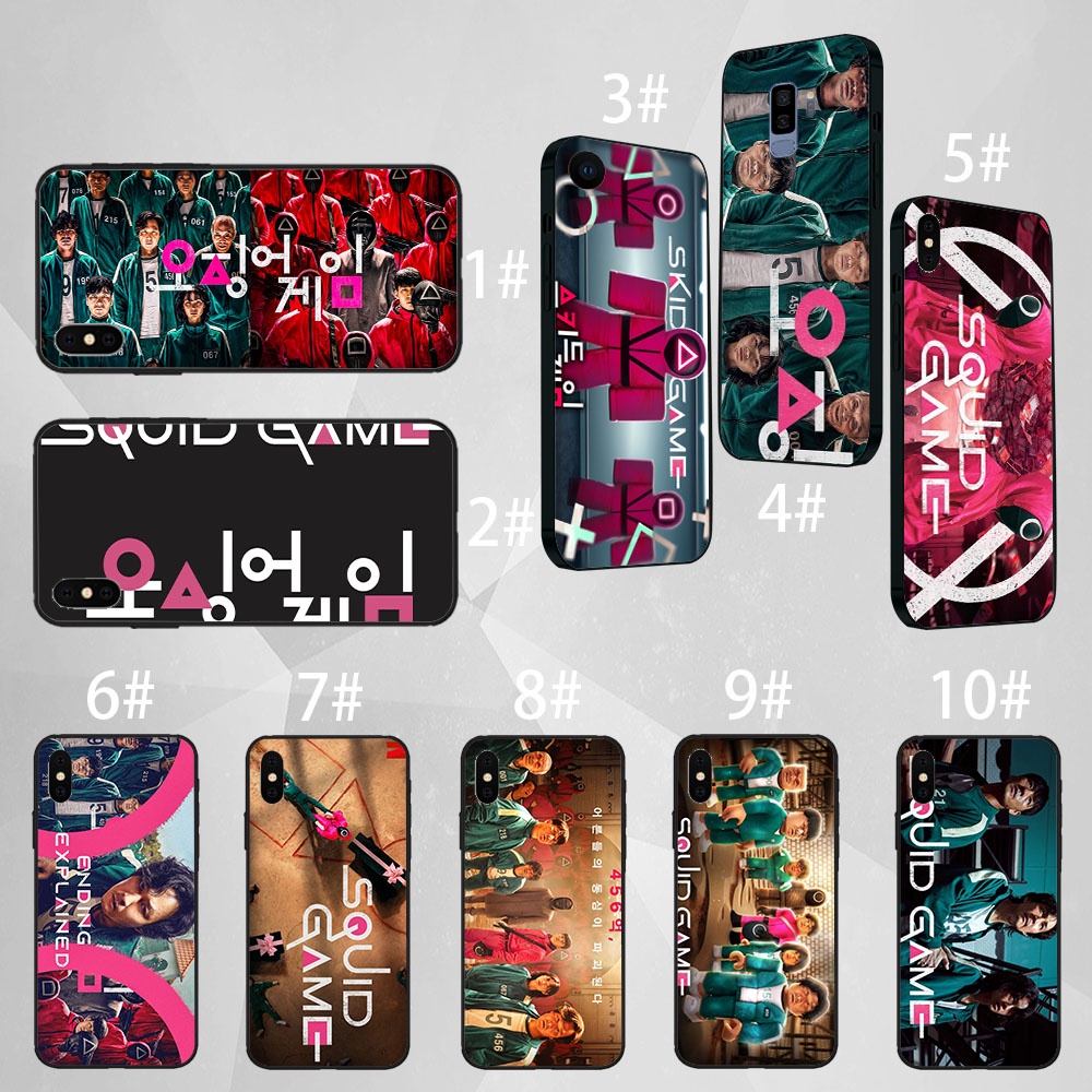 เกมปลาหมึก (b&p) ปลอก Vivo Vivo Y53 Y55 Y55s Y5S Y19 U3 Z5i Y71 Y81 Y81S Y81i ปกเคสโทรศัพท์แบบนุ่ม