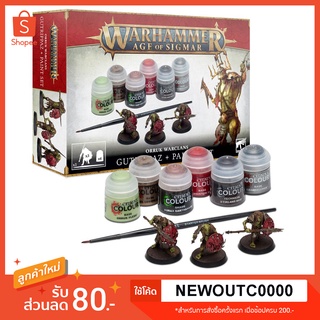 Warhammer Age of Sigmar: Orruk Warclans Gutrippaz + Paints Set