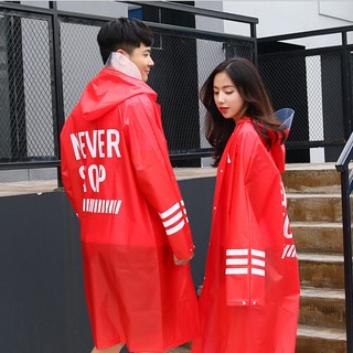 EVA เวอร์ชั่นเกาหลีของเสื้อกันฝนยาวชายและหญิงวรรคเดียวกันแจ็คเก็ตกันน้ำผู้ใหญ่เดินป่าและเสื้อปอนโชกีฬากลางแจ้งอื่น ๆ