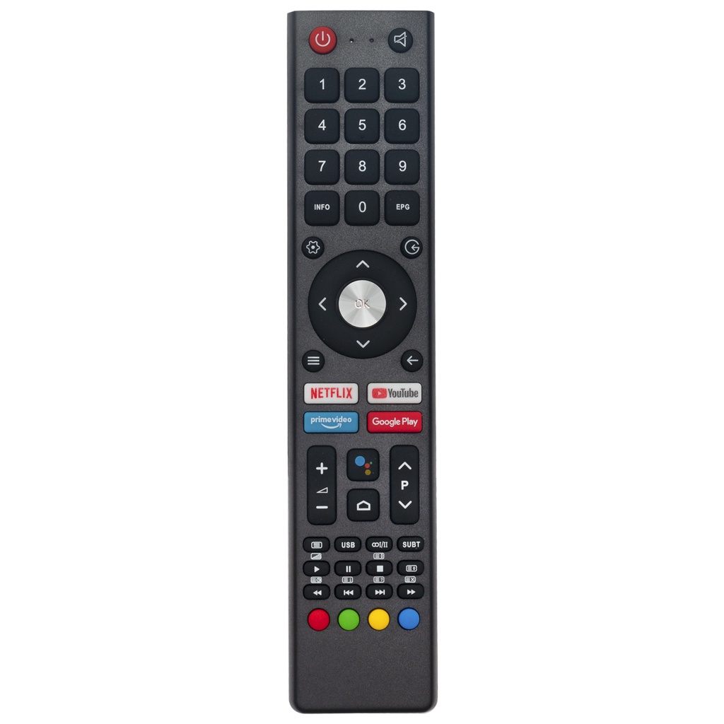 รีโมทคอนโทรลใหม่สําหรับ CHIQ LED 4K TV U55H7A U58H7A U43H7A GCBLTV02ADBT Controller พร้อม YouTube Ne