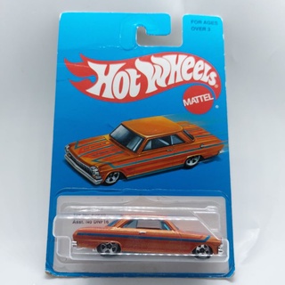 รถเหล็ก Hotwheels 63 CHEVY II สีส้ม (ib011)