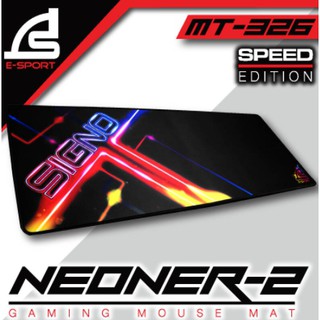 Signo E-Sport MT-326 NEONER-2 แผ่นรองเมาส์เกมมิ่ง ขนาดใหญ่