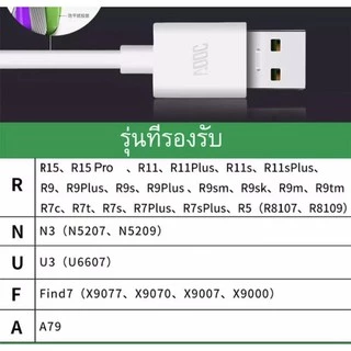 สายชาร์จเร็ว OPPO แท้ 100% ฟาสชาร์จ ความยาว 1 เมตร สายแบบ MicroUSB สายชาร์จด่วน สายชาร์จเร็วออปโปของแท้