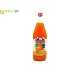 ควีน น้ำส้มสายน้ำผึ้งสวอช 750ml (Queen Sai Nam Pueng Orange Squash 750ml)