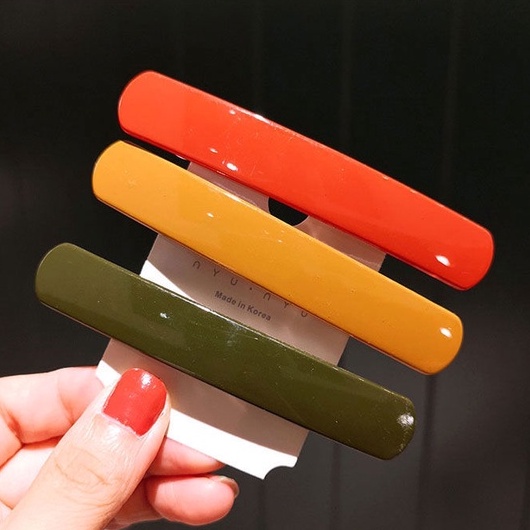 กิ๊บติดผมสปริง Korean Spring Clip ขนาด 9 cm. น่ารักสไตล์เกาหลี หนีบแน่นอยู่ทรง กิ๊บหนีบผม กิ๊บเกาหลี ยางรัดผม กิ๊บแฟชั่น ราคา ถูกที่สุด ดีลบีเคเค แกลเลอรีภาพที่ 7