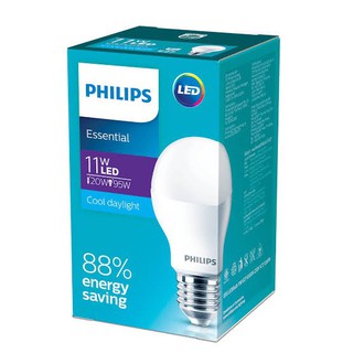 หลอดไฟ LED 11w. ขั้วE27 Philips