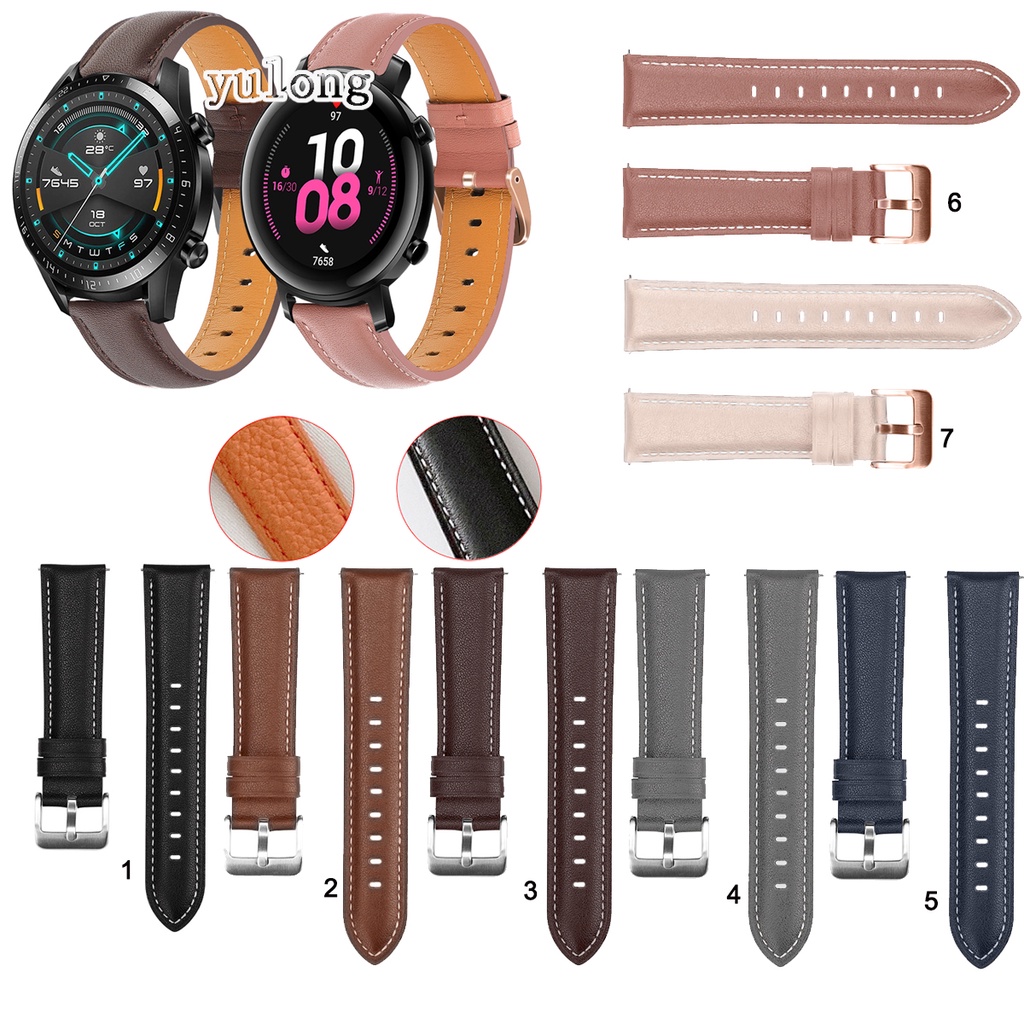 สายนาฬิกาข้อมือหนังแท้ สําหรับ Huawei Watch GT3 GT4 Pro GT2 SE GT 2 3 4 2e 42 มม. 43 มม. 46 มม.