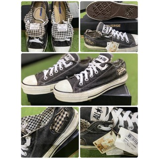 รองเท้าผ้าใบคอนเวิร์ส รองเท้าหุ้มส้นCONVERSE ALL STARผ้ายีนต์ดำลาย(11-11149MBK)