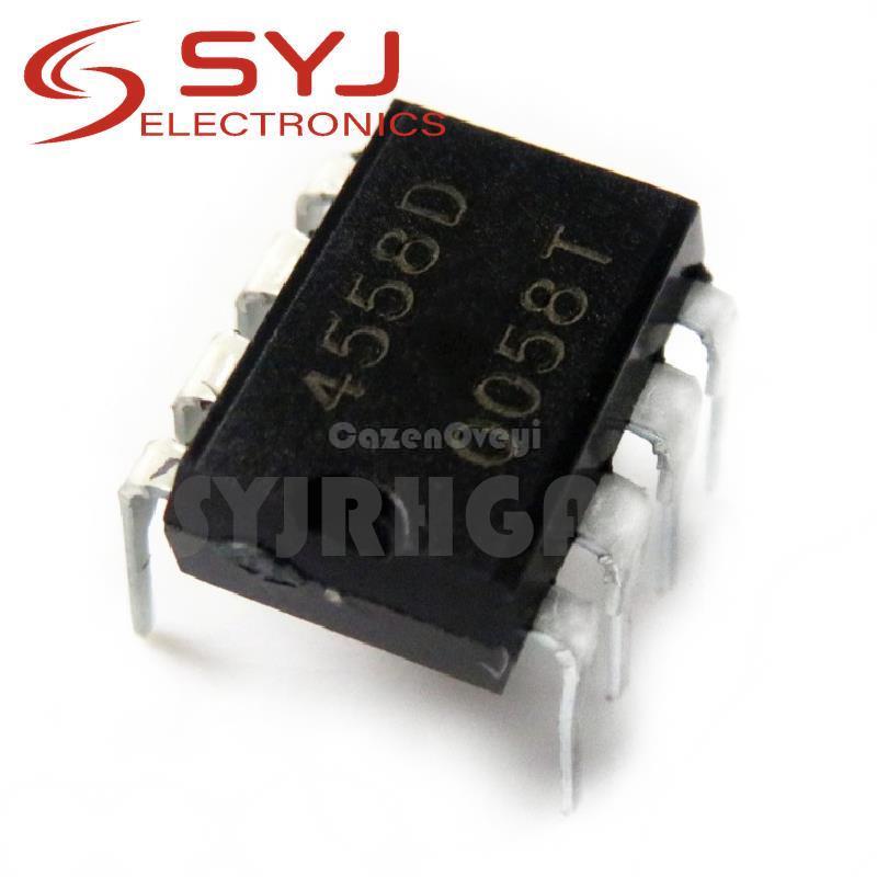 10 ชิ้น/ล็อต NJM4558D DIP8 NJM4558 DIP NJM4558DD JRC4558D JRC4558 RC4558 RC4558P ใหม่และ IC