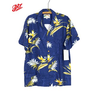 เสื้อฮาวาย PARADISE FOUND BAMBOO PARADISE NAVY