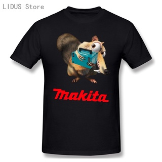 [S-5XL]Makita เสื้อยืดแขนสั้นลําลอง คอกลม ผ้าฝ้าย 100% พิมพ์ลายตลก สุดเท่ สําหรับผู้ชาย