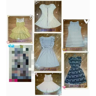 เดรสมือสองน่ารักๆ หลากหลายแบบและหลายสี