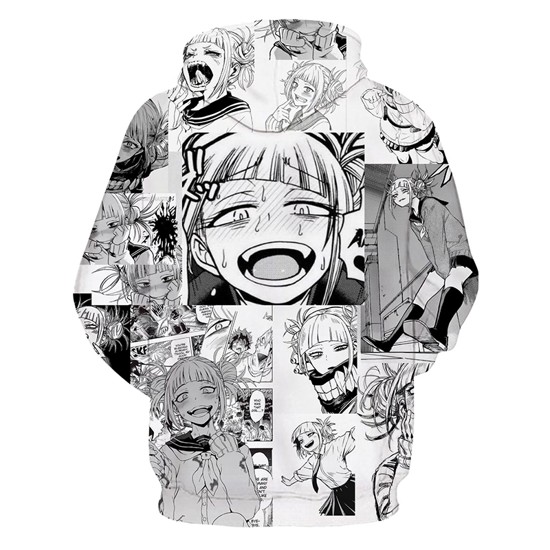 เสื้อกันหนาวมีฮู้ดพิมพ์ลาย Anime My Hero Academia #4