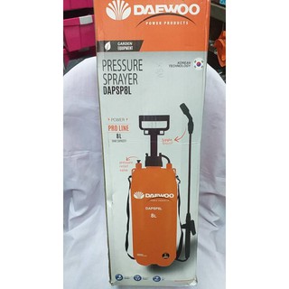 Daewoo ถังพ่นยาสะพายหลัง 4 ลิตร ชนิดมือโยก รุ่น DA-PSP-8L - เครื่องพ่นยา สะพายหลัง DAPSP8L