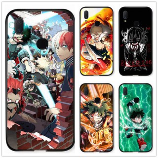 (กําหนดเอง) สําหรับ vivo y11/ 1906/ Y12/ Y15/ Y17 อะนิเมะ My Hero Academia กระจกนิรภัย พิมพ์รูป เคสโทรศัพท์ เคสด้านหลัง กําหนดเอง DIY