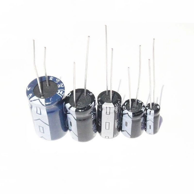 แพ็ค5ตัว 1000uf 10v capacitor ตัวเก็บประจุ C 2ขา