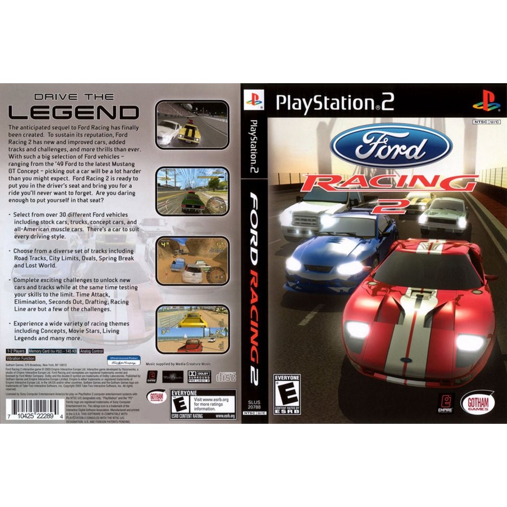 เกมส์ Ford Racing 2 (PS2) สำหรับเครื่องที่แปลงระบบแล้วเท่านั้น