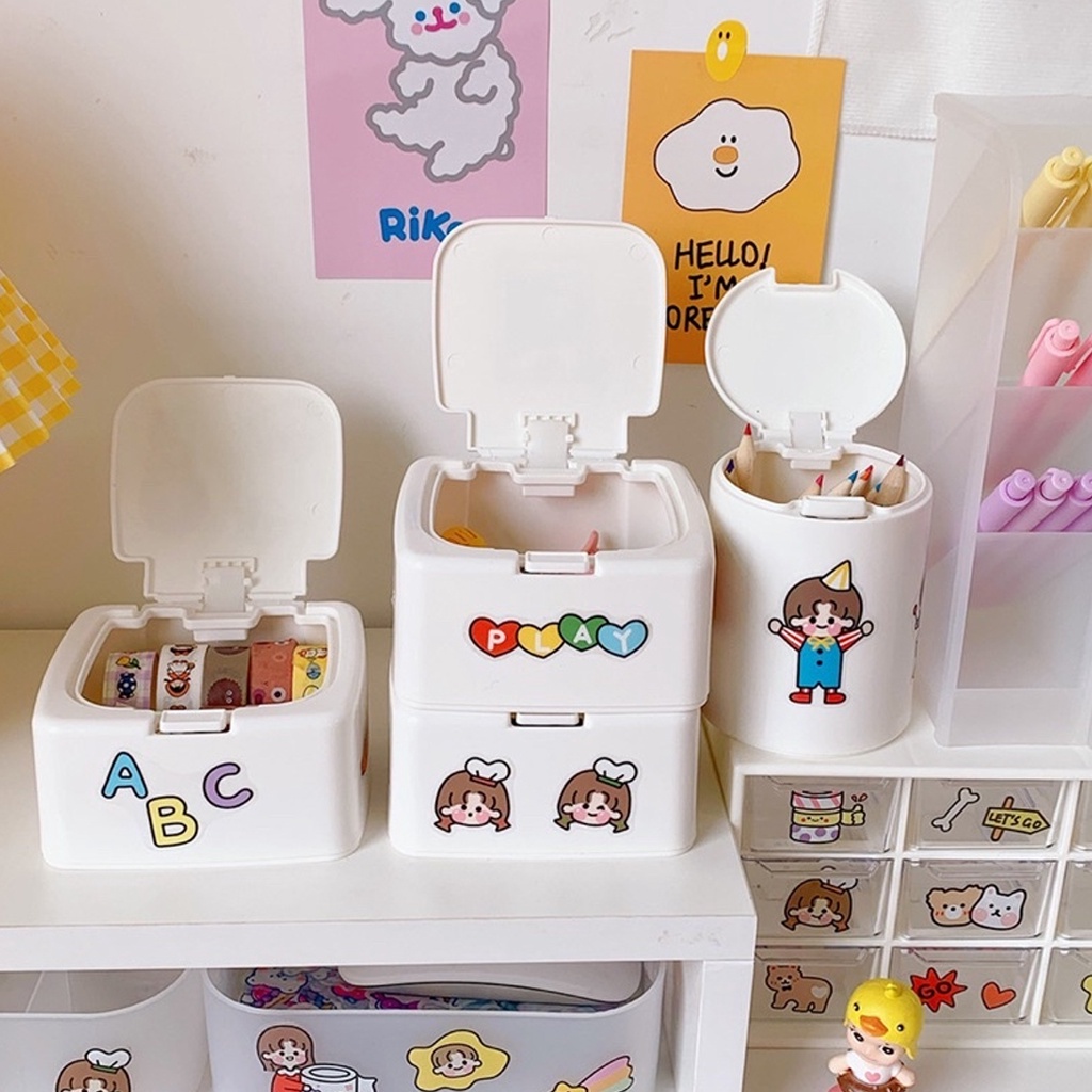Helloshop ปลีก/ส่ง กล่องเก็บเครื่องสำอางค์