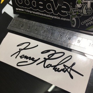 สติกเกอร์ ลายเซ็น KENNY ROBERTS