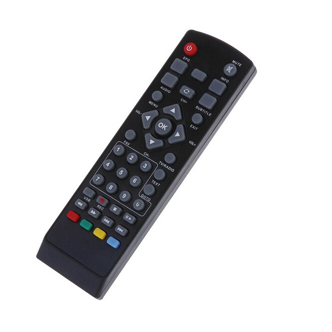 Dvb-t2 กล่องทีวีดิจิตอลรีโมทคอนโทรลสองประเภทโปรดหมายเหตุ Their Key DVB T2