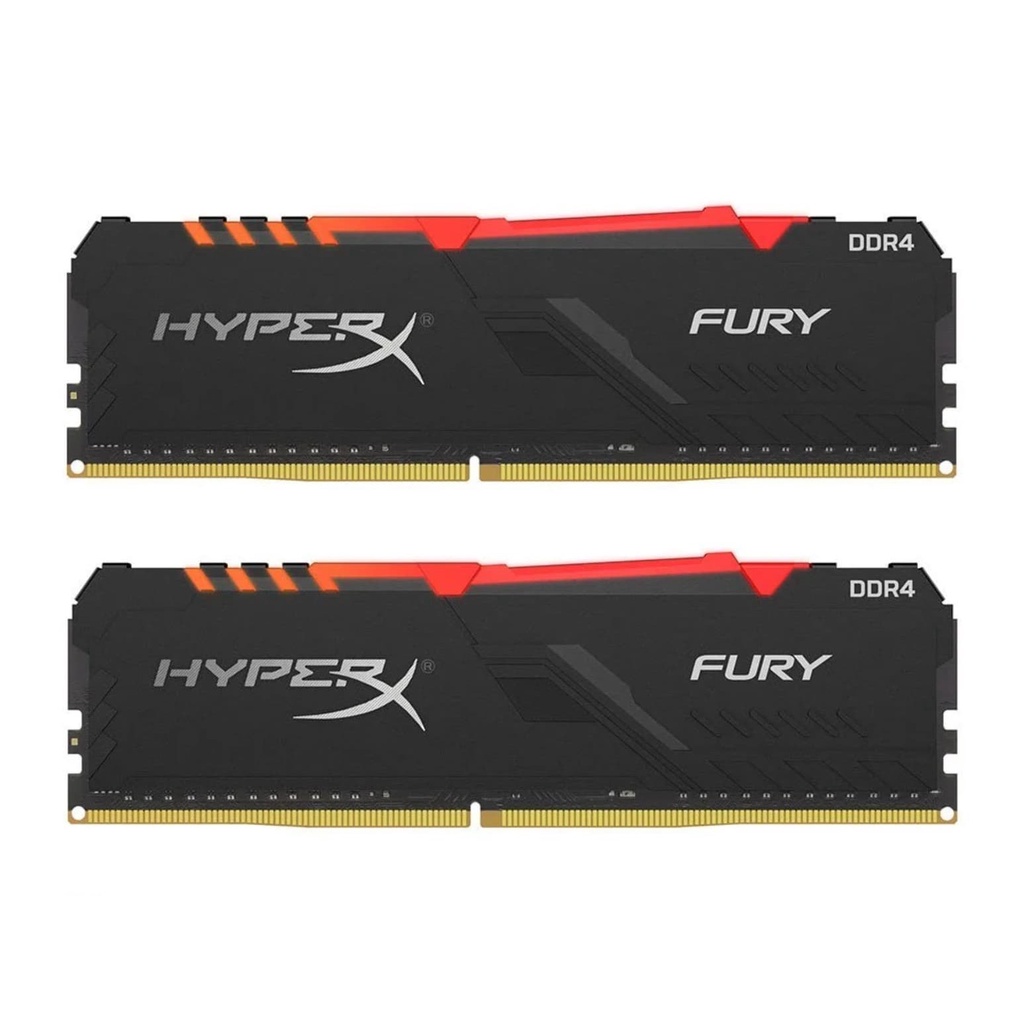 RAM DDR4 3200MHz 32GB (16GBX2) KINGSTON HyperX FURY RGB มือสอง