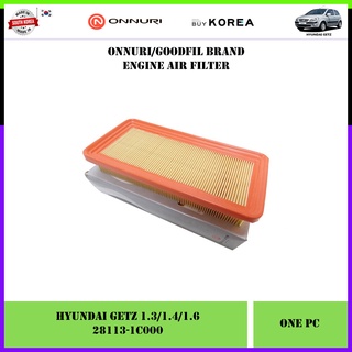 Hyundai Getz 1.3/1.4/1.6 Korea Aftermarket ไส้กรองอากาศ (28113-1C000)