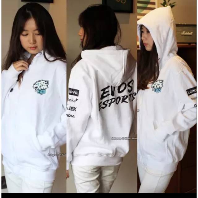 EVOS ESPORTS GAMING ZIPPER HOODIE JACKET