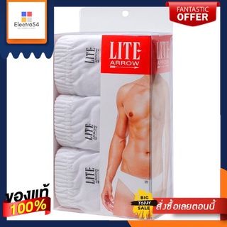 ARROW LITE กางเกงในชาย แพ็ค 3 ตัวสีขาว ไซส์ MARROW LITE MEN UNDERWEAR WHITE COLOR PACK 3 SIZE M