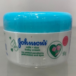 จอห์นสัน เบบี้ครีม ครีมบำรุงผิวกายและใบหน้า ขนาด 50กรัม Johnsons