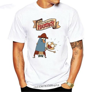 [S-5XL]ขายดี เสื้อยืดลําลอง ผ้าฝ้าย แขนสั้น พิมพ์ลาย The Marvelous Misadventures Of Flapjack สําหรับผู้ชาย PAmaid68GAbim