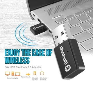 ตัวรับสัญญาณ ส่งเสียงบลูทู ธ Bluetooth 5.0 Adapter Driver Free Audio Transmit ตัวรับสัญญาณบลูทูธ5.0 สำหรับ PC / Notebook