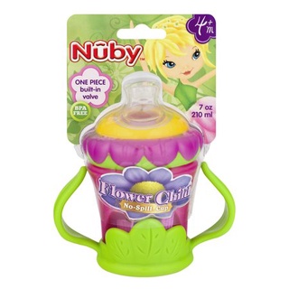 Nuby Two-Handle No-Spill Flower Child Cup with Super Spout แท้นำเข้า USA