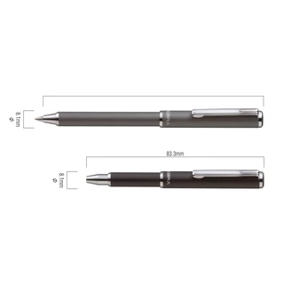 ZEBRA ปากกาลูกลื่น ด้ามสไลด์ Ballpoint Pen SL-F1 Mini Slide ( BP075) ขนาด 0.7 มม. (พร้อมกล่องใส่ปากกา)