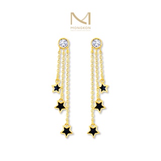 Mongkon Gold ทองคำแท้บริสุทธิ์สูง 96.5% ต่างหู 1 สลึง Comet