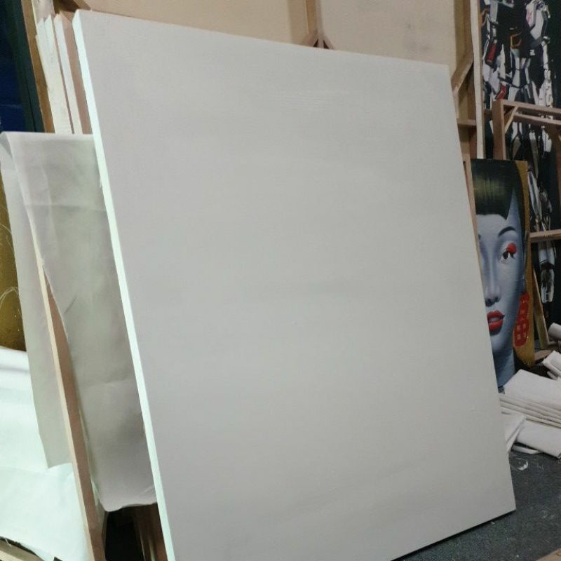 Canvases & Easels 400 บาท จำหน่ายเฟรมผ้าใบ canvas ขนาด 70×100.,80 * 100 cm ขาวและดำ Stationery